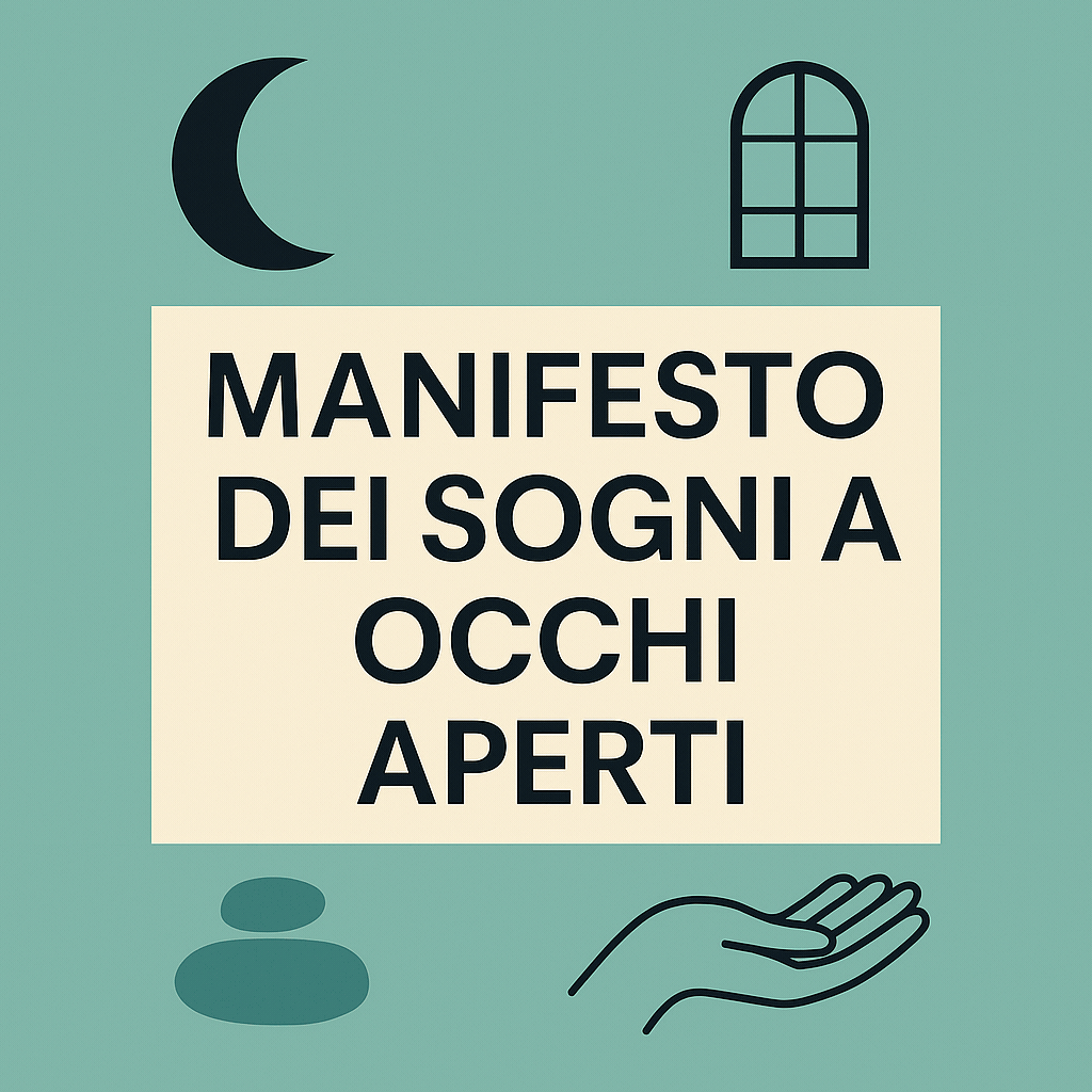 manifesto dei sogni ad occhi aperti